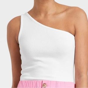 A New Day | One Shoulder White Top